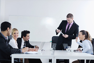 Image showing business people group on meeting