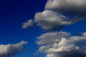 Image showing Blue sky with clouds