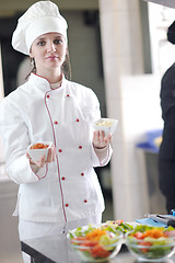 Image showing chef preparing meal