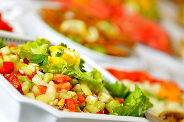 Image showing catering salad detail