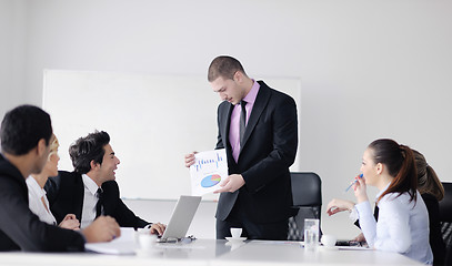 Image showing business people group on meeting