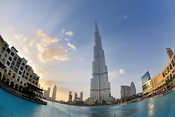 Image showing dubai burj khalifa skyscraper