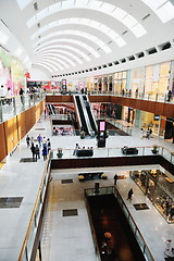 Image showing Interior of a shopping mall