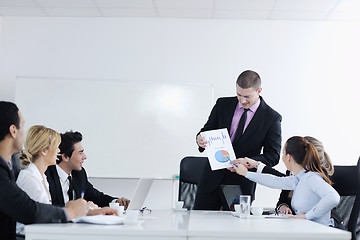 Image showing business people group on meeting