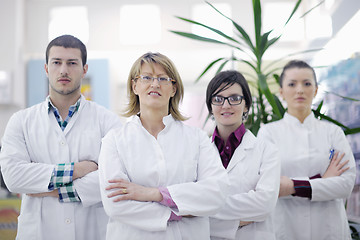 Image showing pharmacy drugstore people team