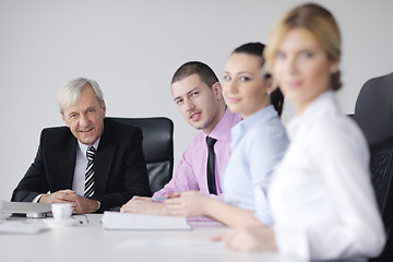 Image showing business people group on meeting