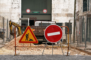 Image showing Road work