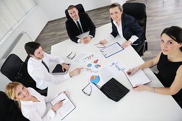 Image showing business people in a meeting at office