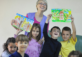 Image showing preschool  kids