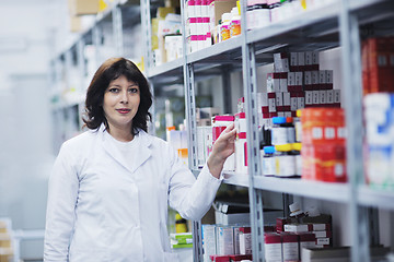 Image showing medical factory  supplies storage indoor