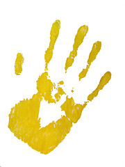 Image showing hand print