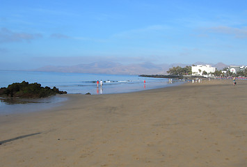 Image showing Beach at Lanzarote