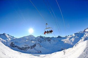 Image showing Ski lift