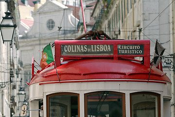 Image showing Streetcar in Lisbon