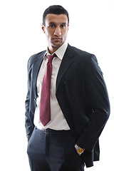 Image showing business man isolated over white background