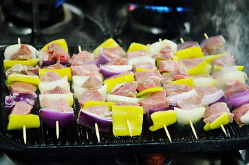 Image showing tasty meat on stick
