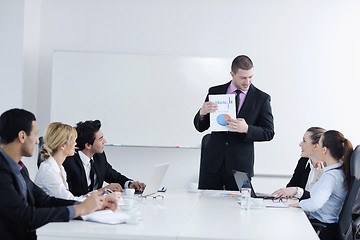 Image showing business people group on meeting