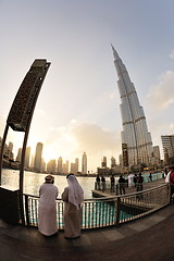 Image showing dubai burj khalifa skyscraper