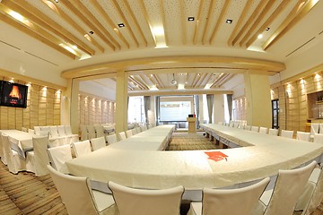 Image showing Empty business conference room