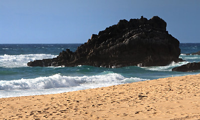 Image showing Rocky beach