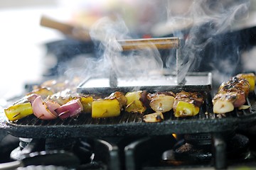 Image showing tasty meat on stick