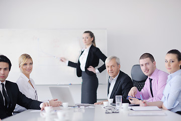 Image showing business people group on meeting