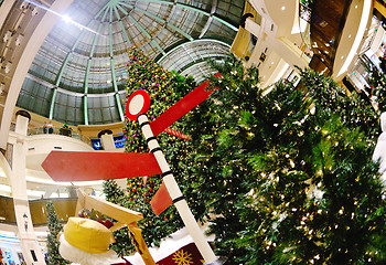 Image showing Interior of a shopping mall