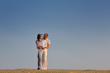 Image showing couple enjoying the sunset