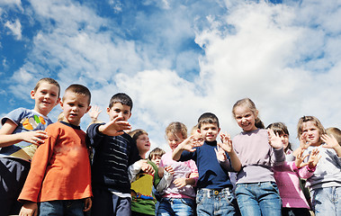 Image showing preschool  kids