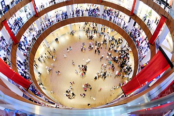 Image showing Interior of a shopping mall