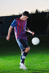 Image showing football player in action