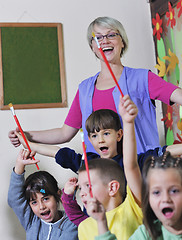 Image showing preschool  kids