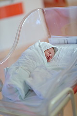 Image showing new born baby