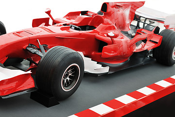 Image showing red formel 1 model