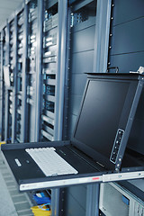 Image showing network server room