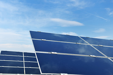 Image showing solar panel renewable energy field