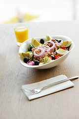 Image showing tuna salad with vegetables