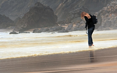 Image showing On the beach