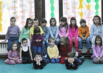 Image showing preschool  kids