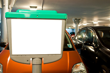 Image showing Car park signboard