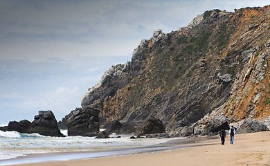 Image showing On the beach