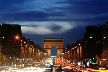 Image showing Arc de Triomphe, Paris,  France