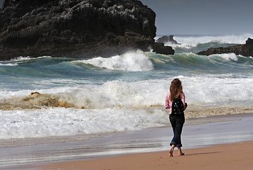 Image showing On the beach