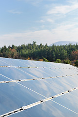 Image showing solar panel renewable energy field