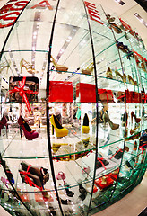 Image showing woman shoes in store