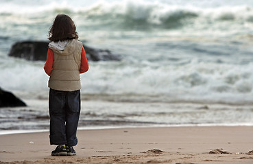 Image showing On the beach