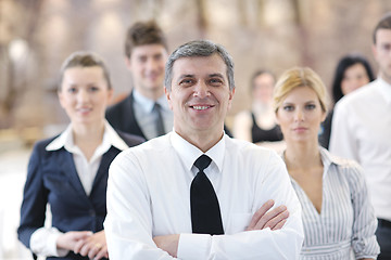 Image showing business people group on seminar