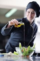 Image showing chef preparing meal