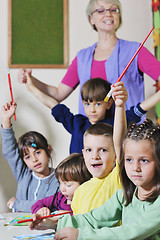 Image showing preschool  kids