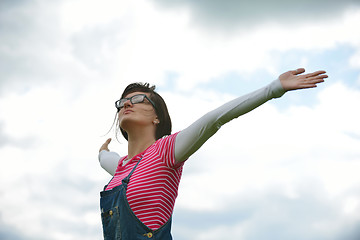 Image showing Enjoying the nature and life